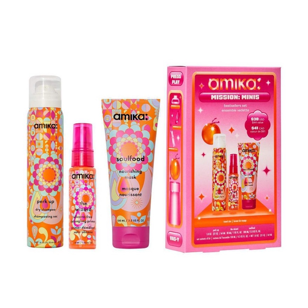 Amika Mission Minis Hair Care Set